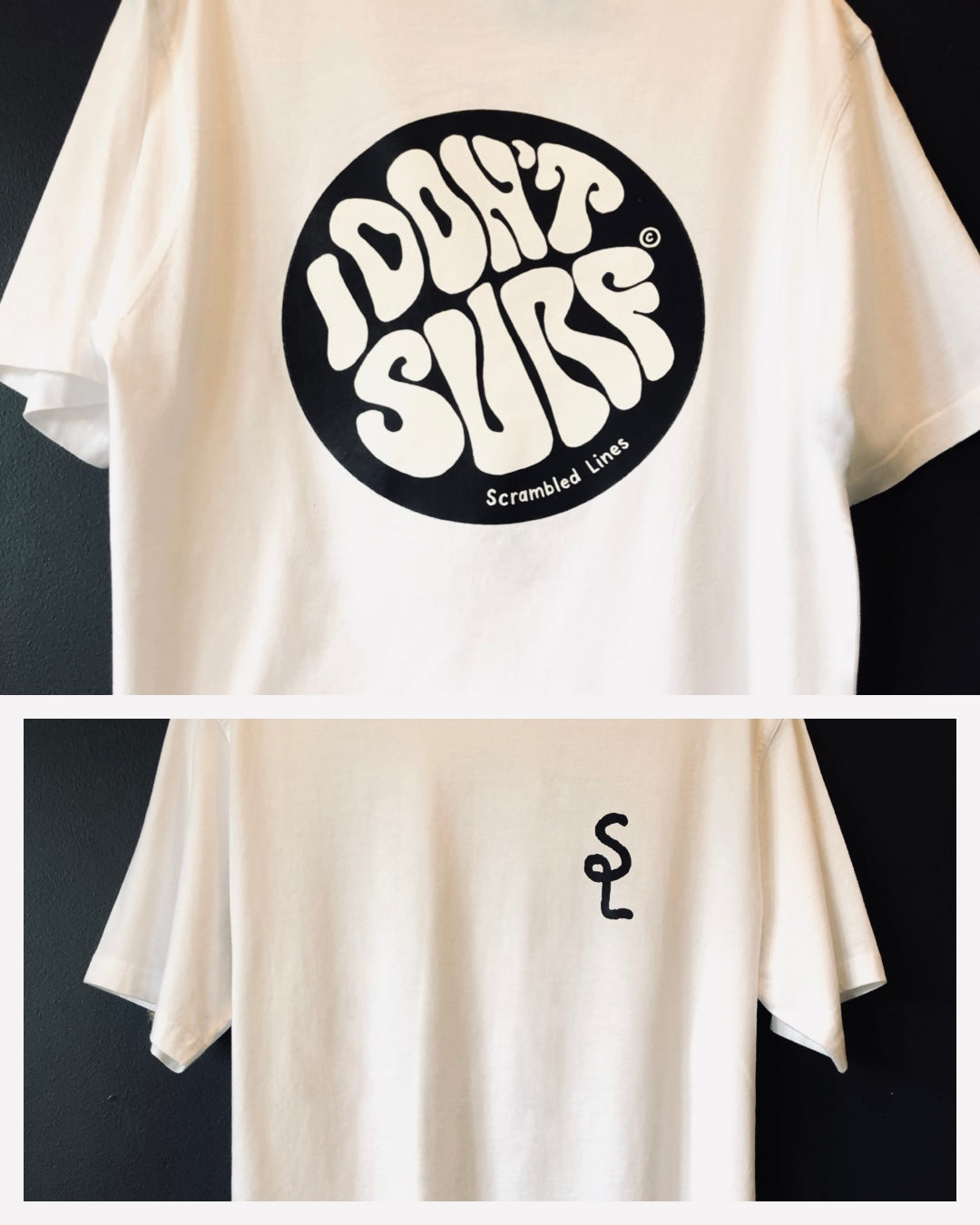 ‘I Don’t Surf’ Logo Tee