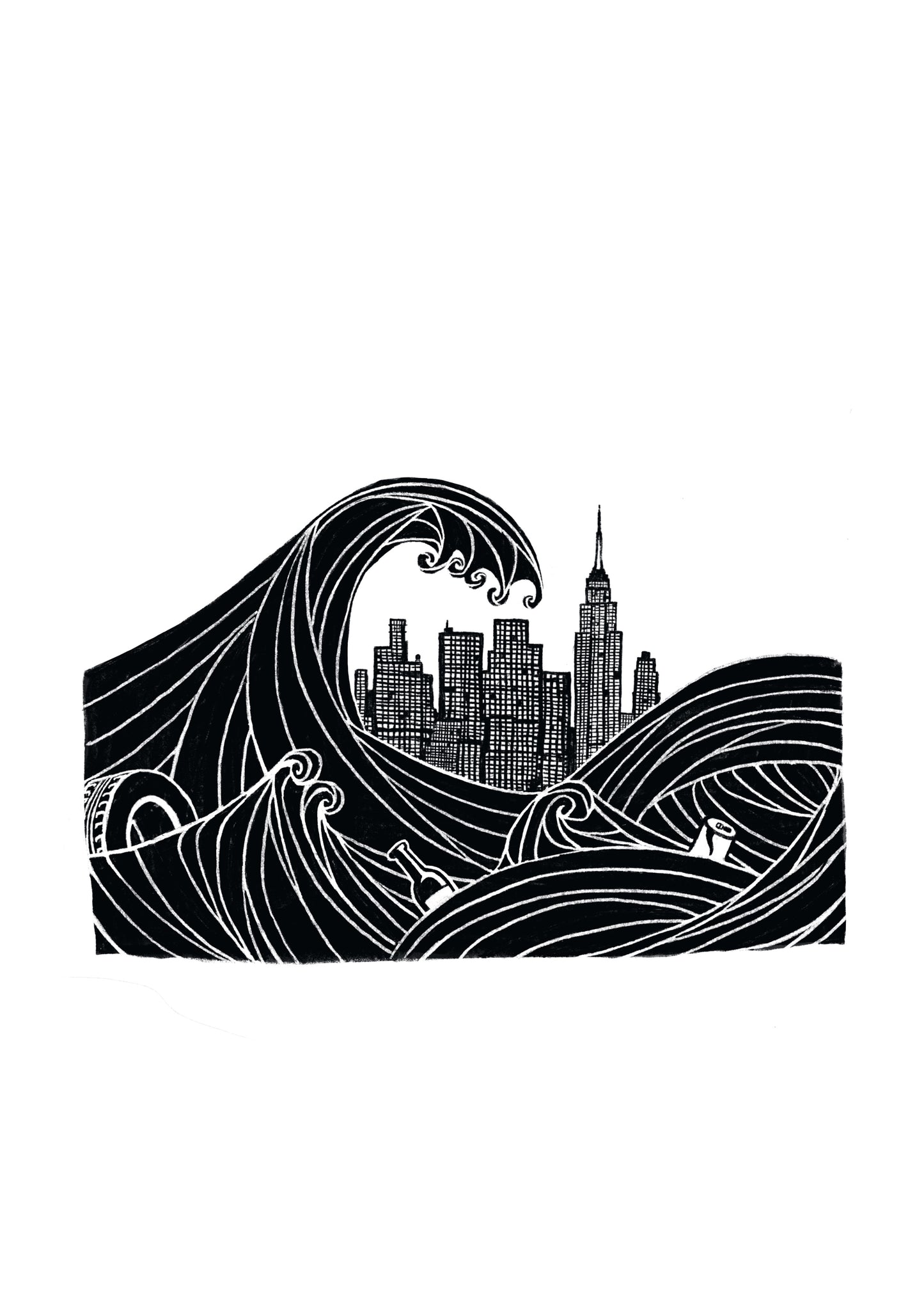 East River Hokusai