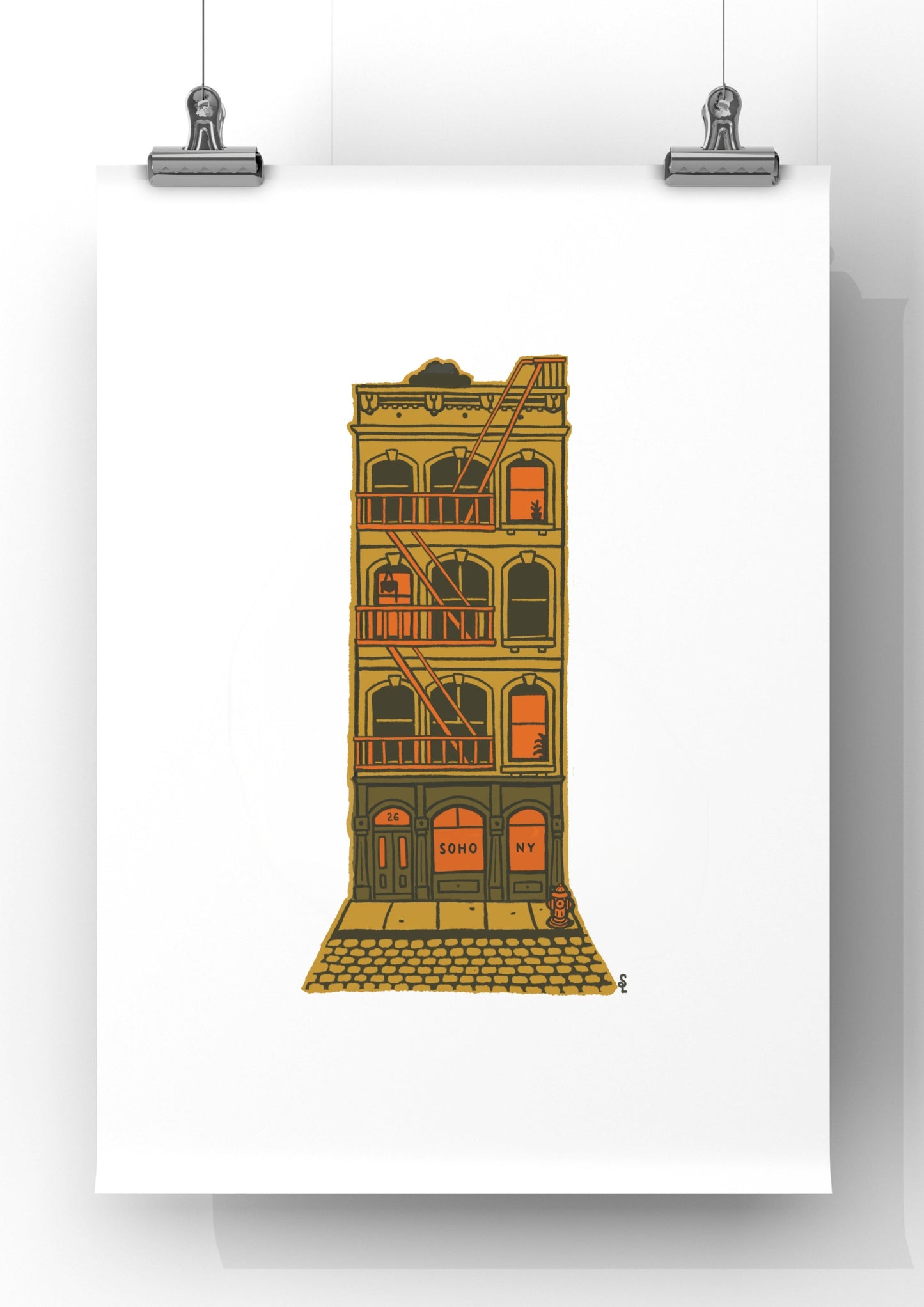 SoHo Cast Iron Building - Brown